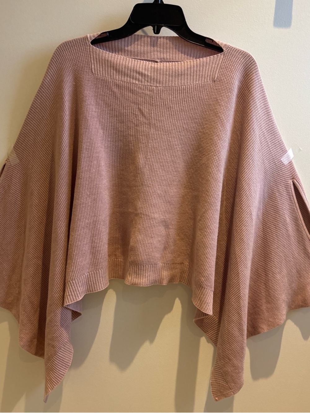 Lululemon Draped Knit Sweater Poncho - Dusty Rose